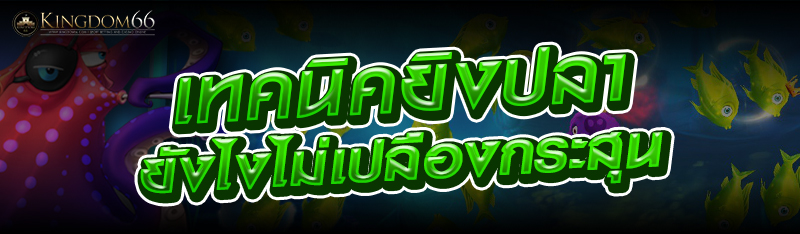 เทคนิคยิงปลายังไงไม่เปลืองกระสุน