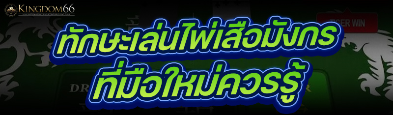 ทักษะเล่นไพ่เสือมังกร